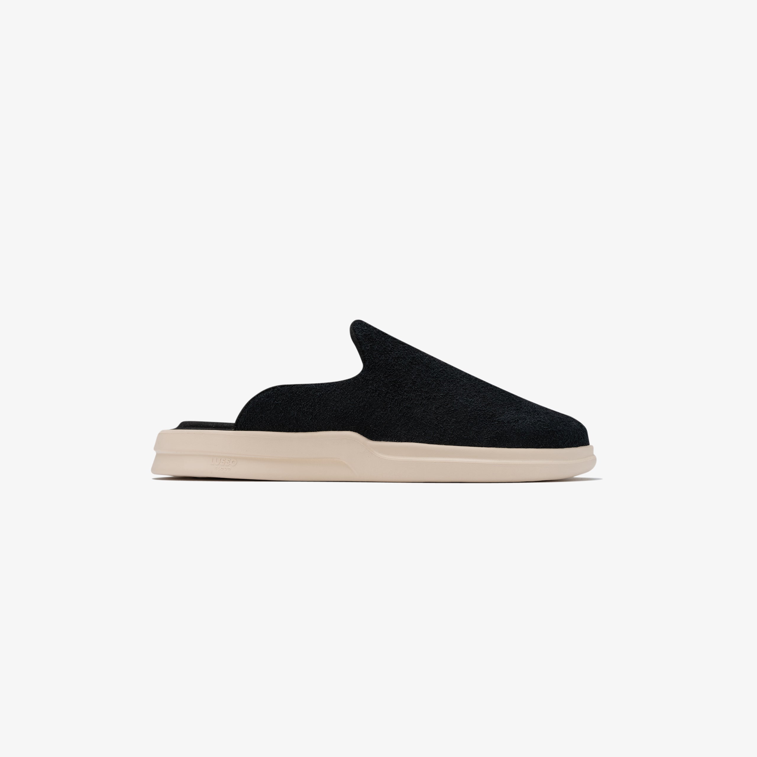 LUSSO CLOUD Jet Black Pelli Smooth Leather Slides Women’s 8 Men’s 6  MSRP $160 Esto - Jet Black Smooth Leather / Matte Black main image 2