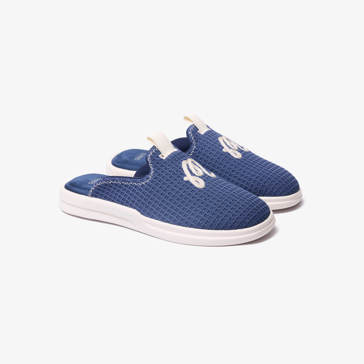 Malbon Golf × LUSSO PELLI ゴルフ 室内履き サンダル Pelli - Malbon Navy Waffle / Tofu