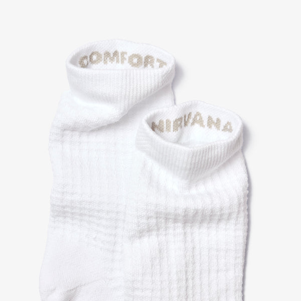 Waffle Cloud Crew Socks 3 Pack - Bright White