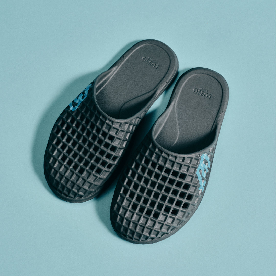 Rosa Slide - Malbon Falcon Sky M Script