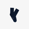 Waffle Cloud Crew Socks - Indigo