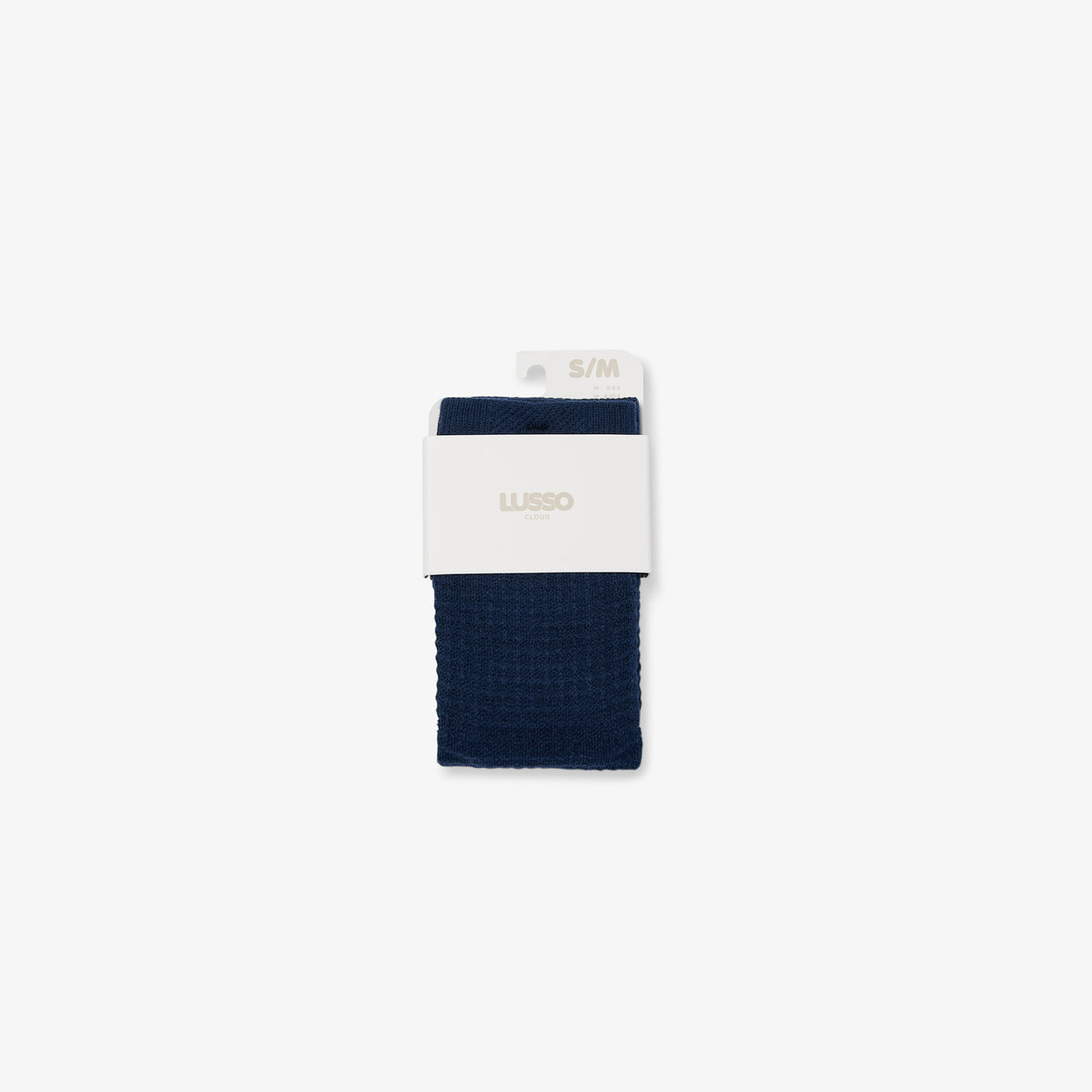 Waffle Cloud Crew Socks - Indigo
